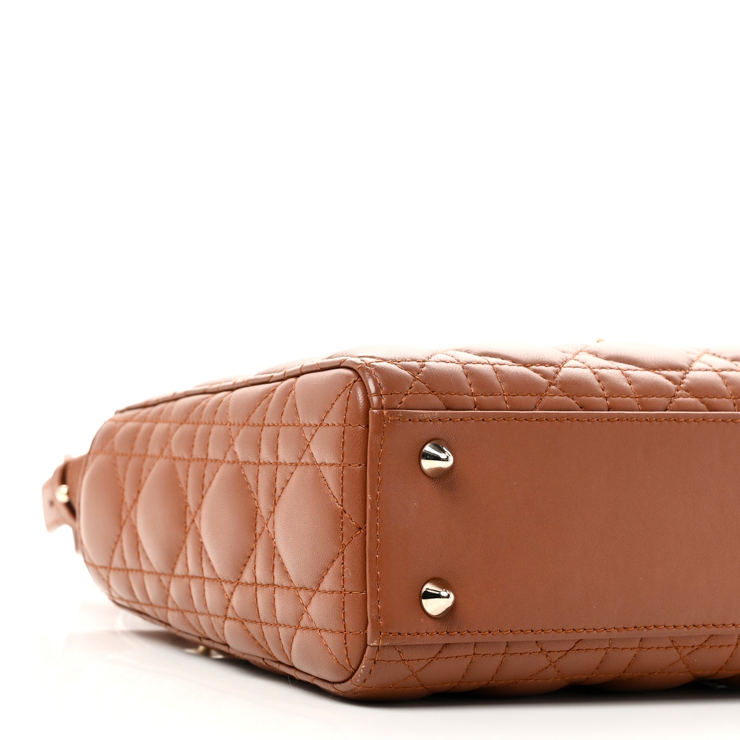 Calfskin Cannage Small My ABCDior Lady Dior Tan