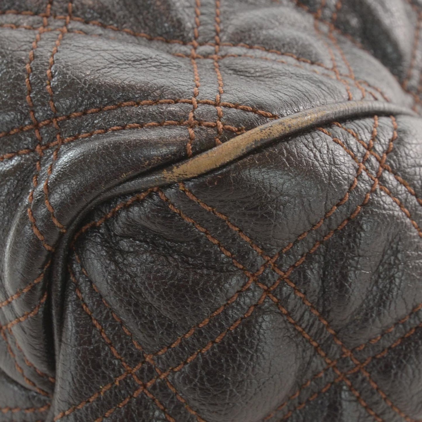 Quilted Leather Stam Truffle