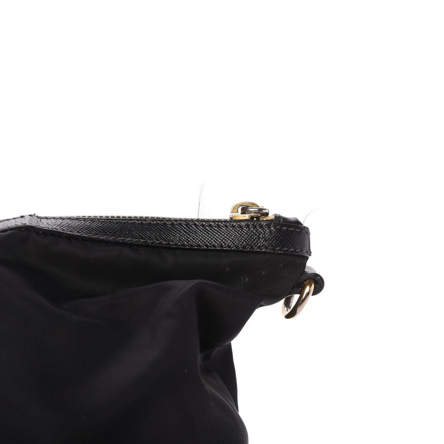 Prada Tessuto Nylon Saffiano Shopping Tote Black 15 of 15