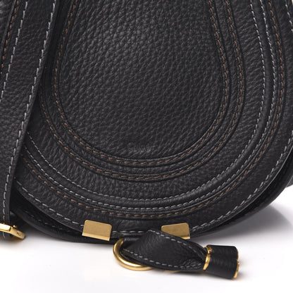 Chloe Calfskin Mini Marcie Round Crossbody Bag Black 10 of 10