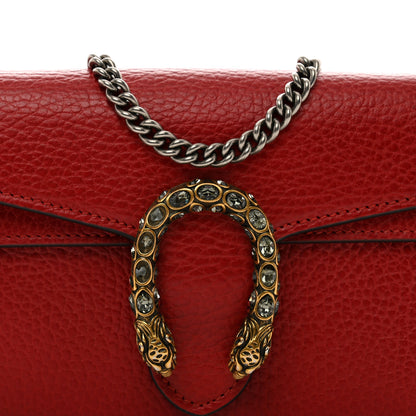 Gucci Calfskin Super Mini Dionysus Shoulder Bag Hibiscus Red 5 of 13