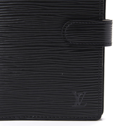 Louis Vuitton Epi Small Ring Agenda Cover Black 10 of 10