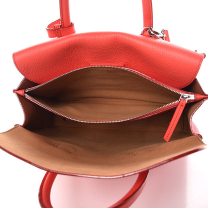 MCM Grained Calfskin Medium Milla Tote Coral 6 of 16