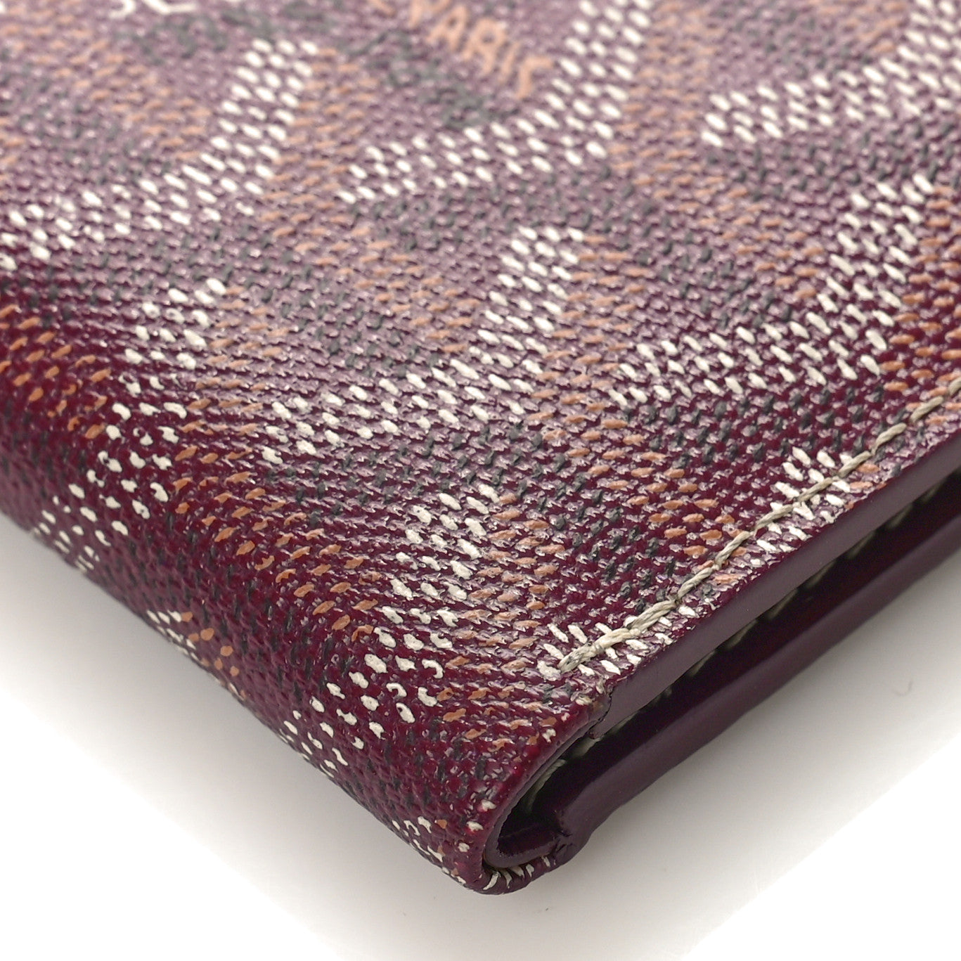 Goyard Goyardine Saint Pierre Card Holder Bordeaux 7 of 10