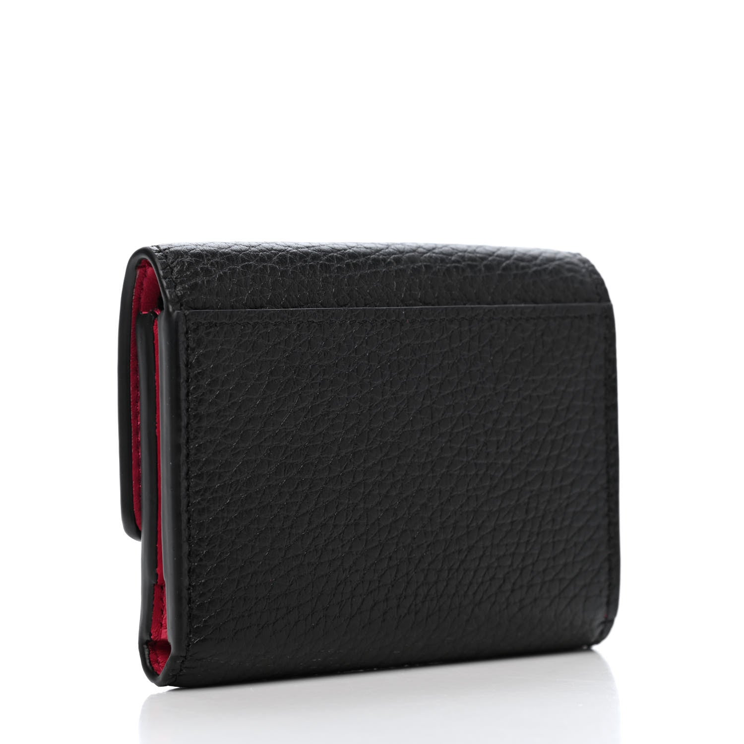 Louis Vuitton Taurillon Capucines Compact Wallet Black 3 of 5