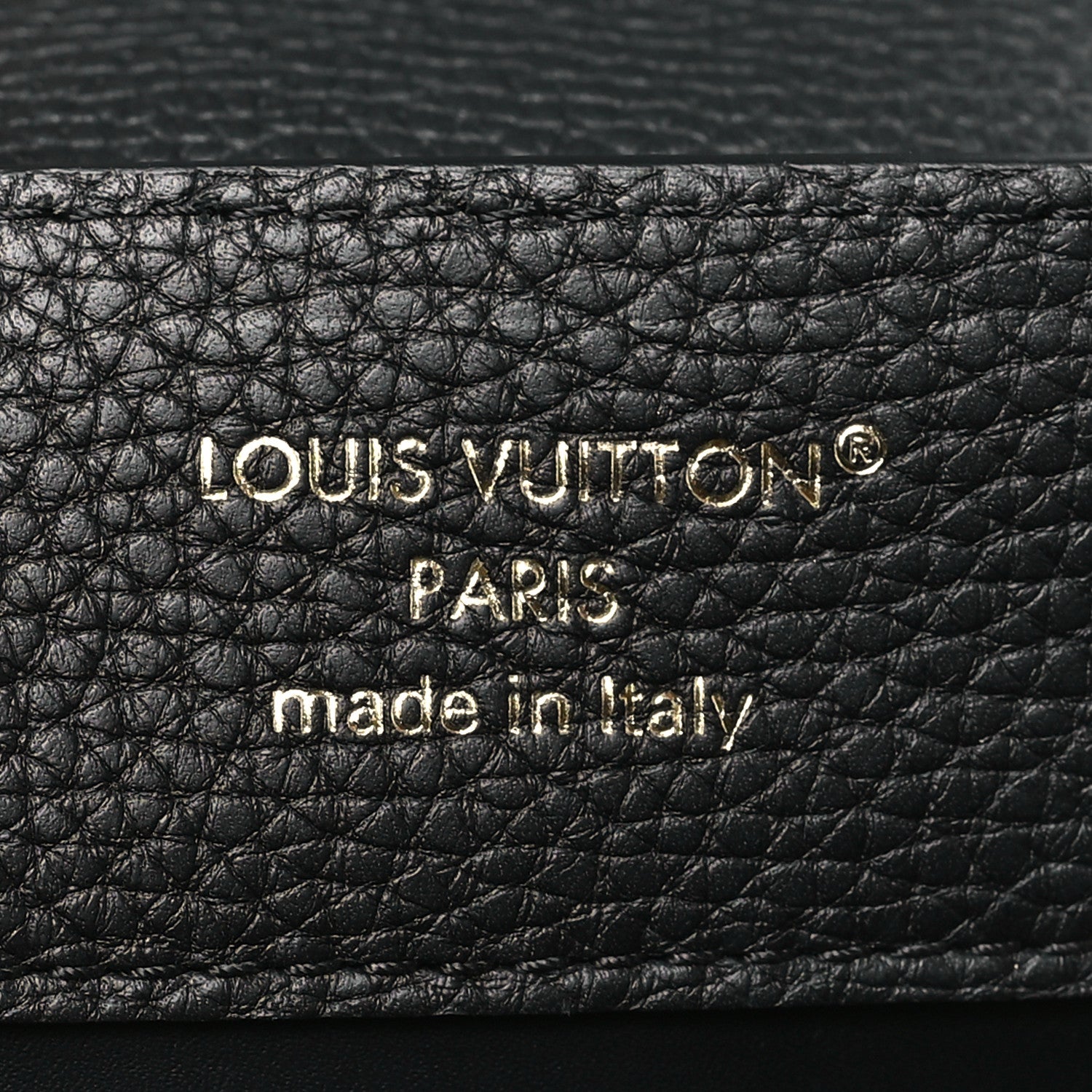 Louis Vuitton Taurillon Capucines BB Black 6 of 9