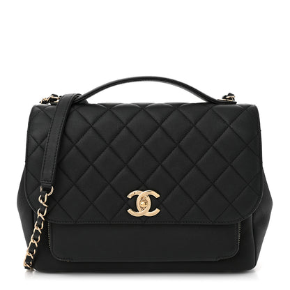 Chanel Caviar Quilted Large Business Affinity Flap Black 1 of 11