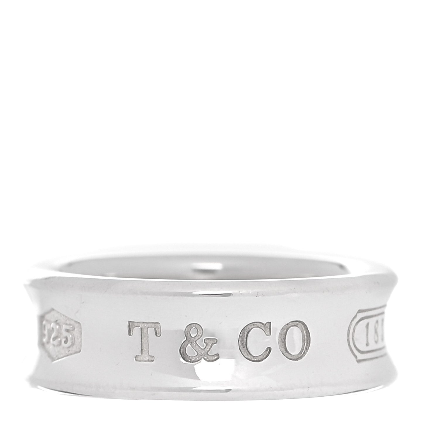 Sterling Silver 1837 Band Ring 54 7