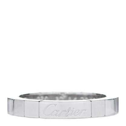 Cartier 18K White Gold Lanieres Ring 50 5.25 1 of 7