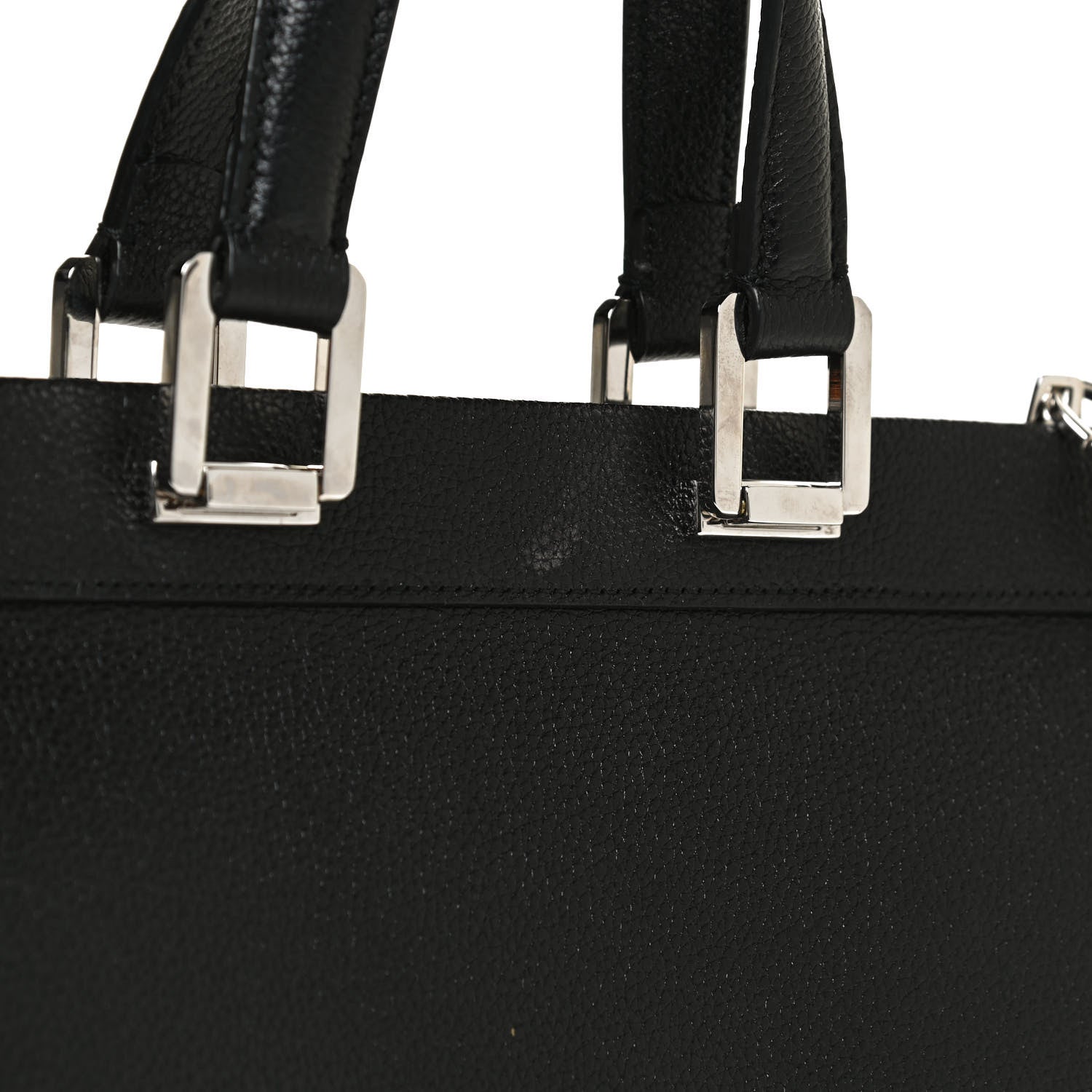 Gucci Grainy Calfskin Small Zumi Top Handle Bag Black 10 of 14