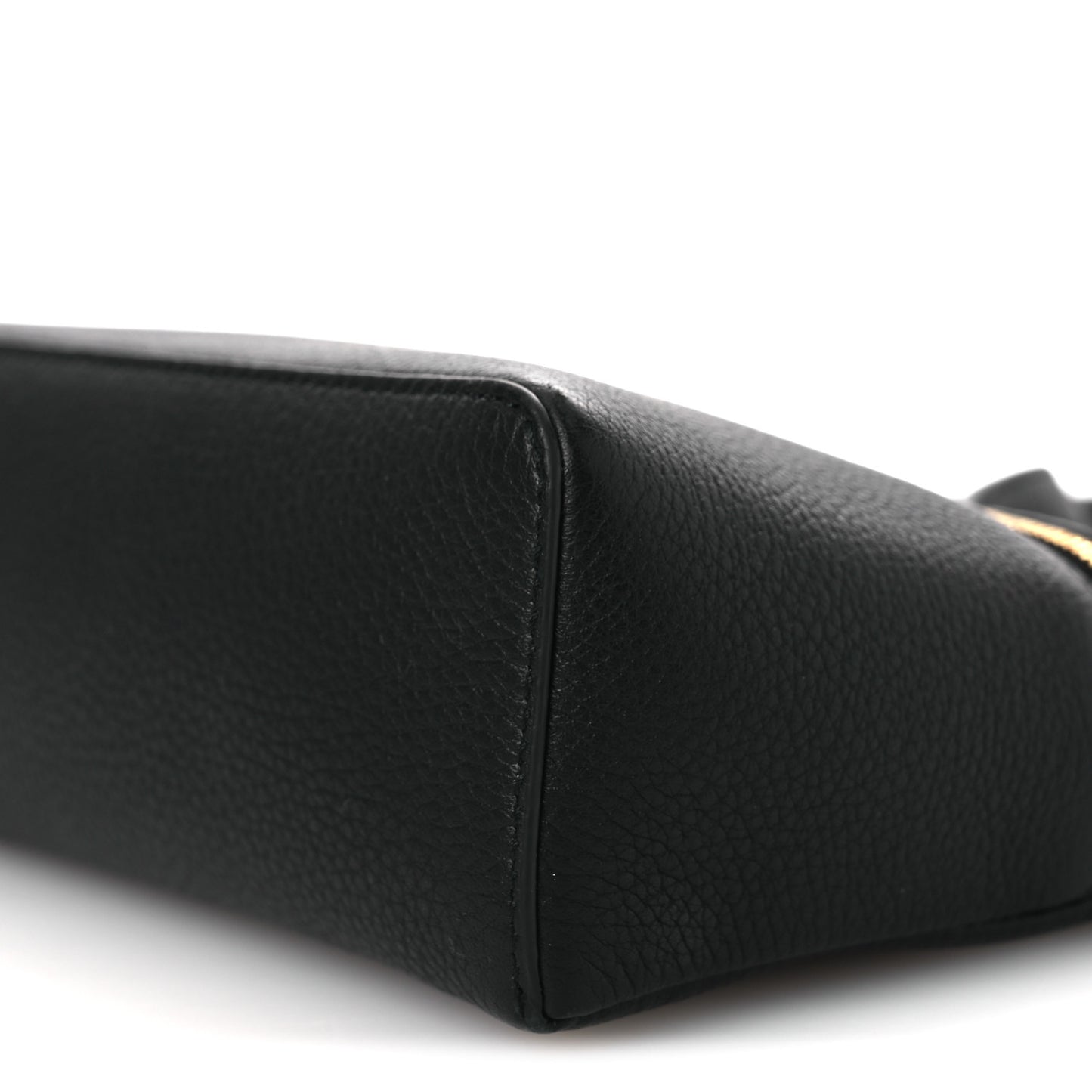 Grained Calfskin L19 Extra Pocket Pouch Black
