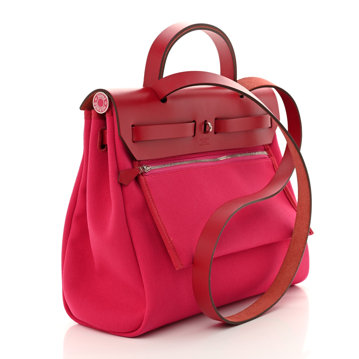 Toile Militaire Vache Hunter Laque Herbag Zip Retourne 31 PM Rose Mexico Rouge Piment