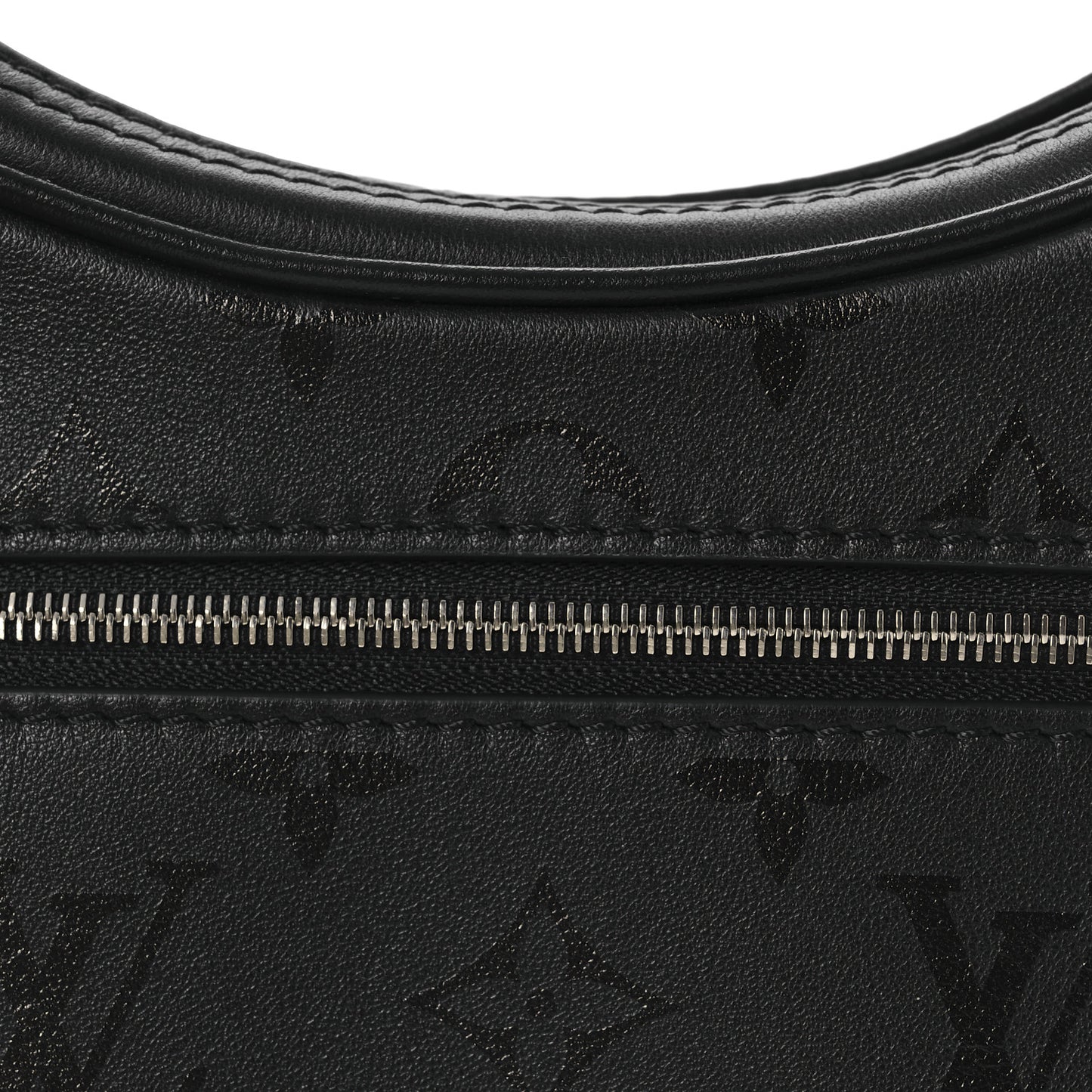 Calfskin Monogram Loop H27 Black