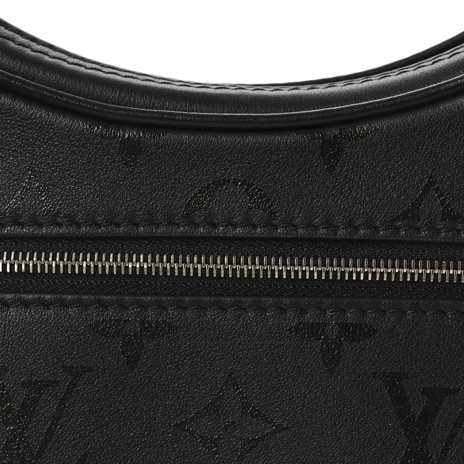 Louis Vuitton Calfskin Monogram Loop H27 Black 7 of 10