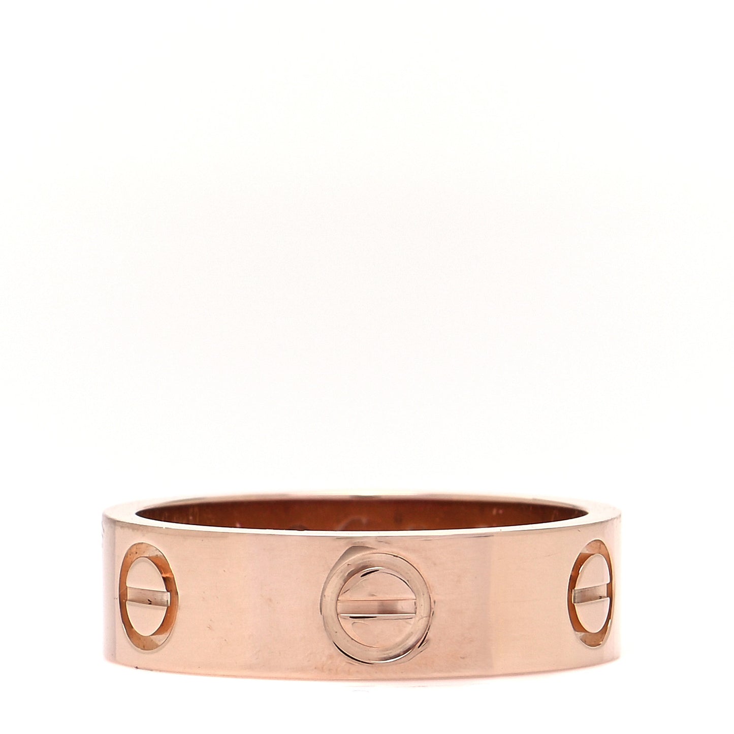 18K Pink Gold 5.5mm LOVE Ring 53 6.25