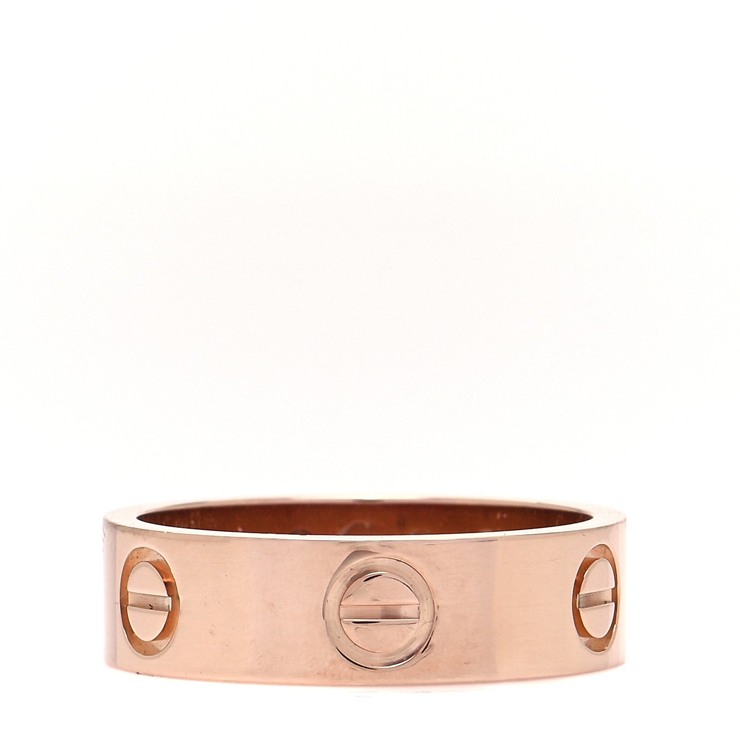 Cartier 18K Pink Gold 5.5mm LOVE Ring 53 6.25 3 of 5