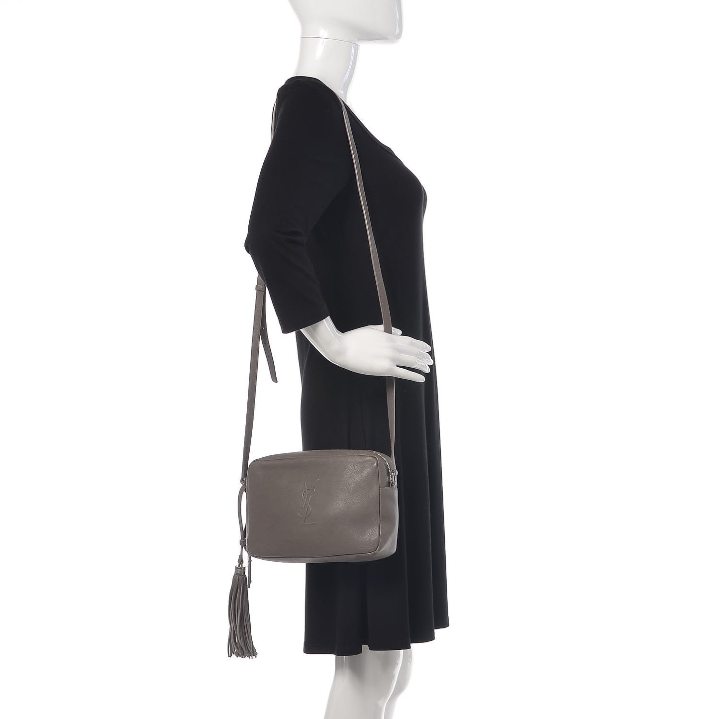 Lambskin Monogram Small Lou Camera Bag Asphalt