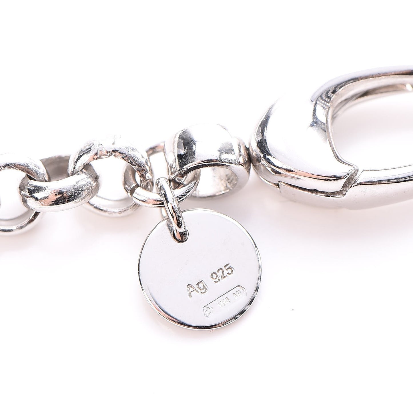 Sterling Silver Horsebit Diamantissima Necklace