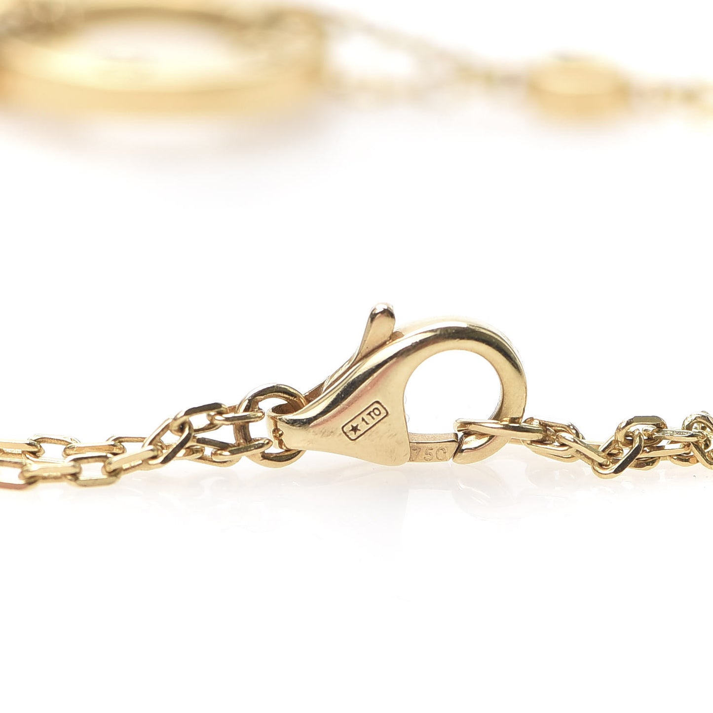 18K Yellow Gold Diamond LOVE Bracelet