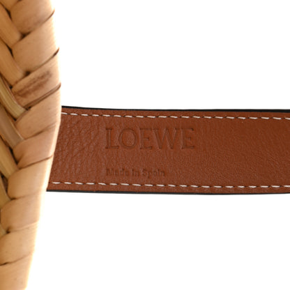 Loewe Raffia Basket Tote Bag Natural Tan 5 of 9