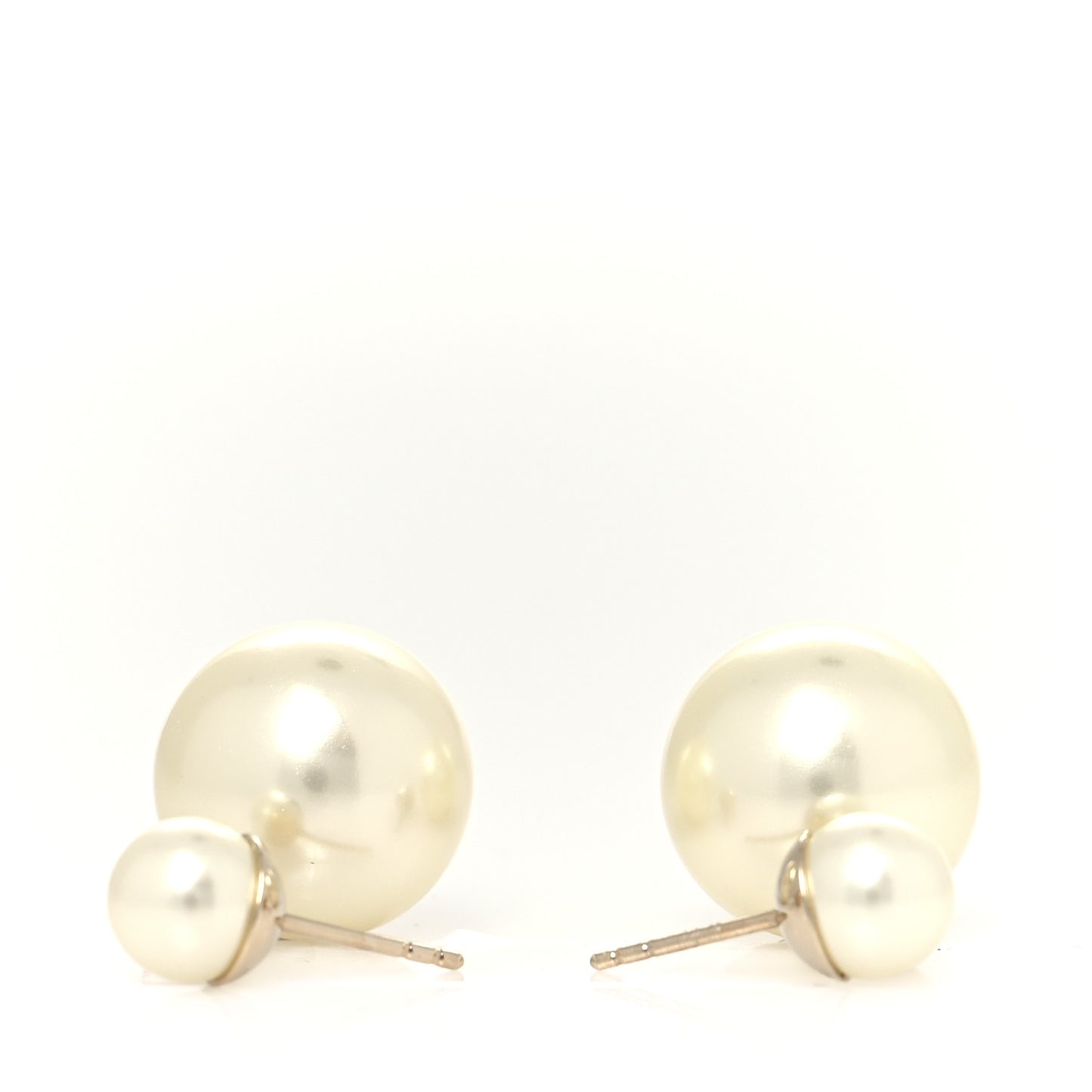 Pearl Mise En Dior Tribal Earrings Gold