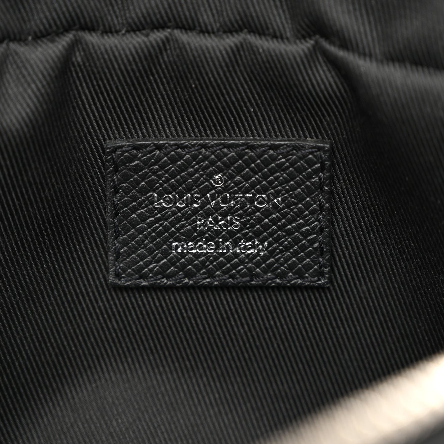 Taiga Monogram Eclipse Outdoor Bum Bag Black