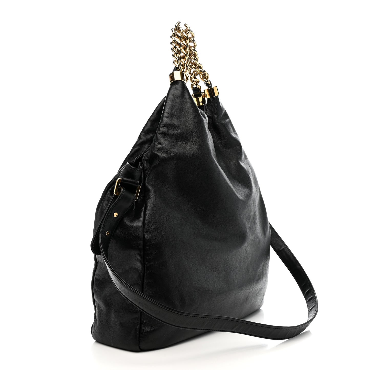 Lambskin Medium Rodeo Drive Tote Black
