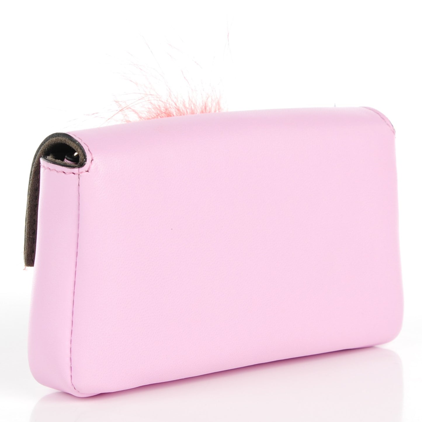 Nappa Rabbit Fox Fur Micro Buggie Baguette Lavanda