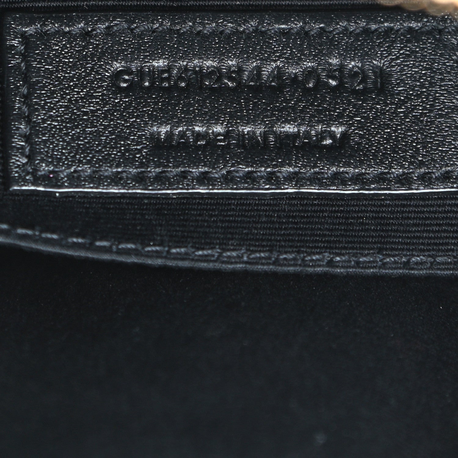 Saint Laurent Calfskin Matelasse Monogram Lou Camera Bag Black 6 of 8