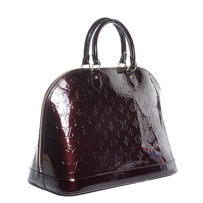 Louis Vuitton Vernis Alma GM Amarante 3 of 7