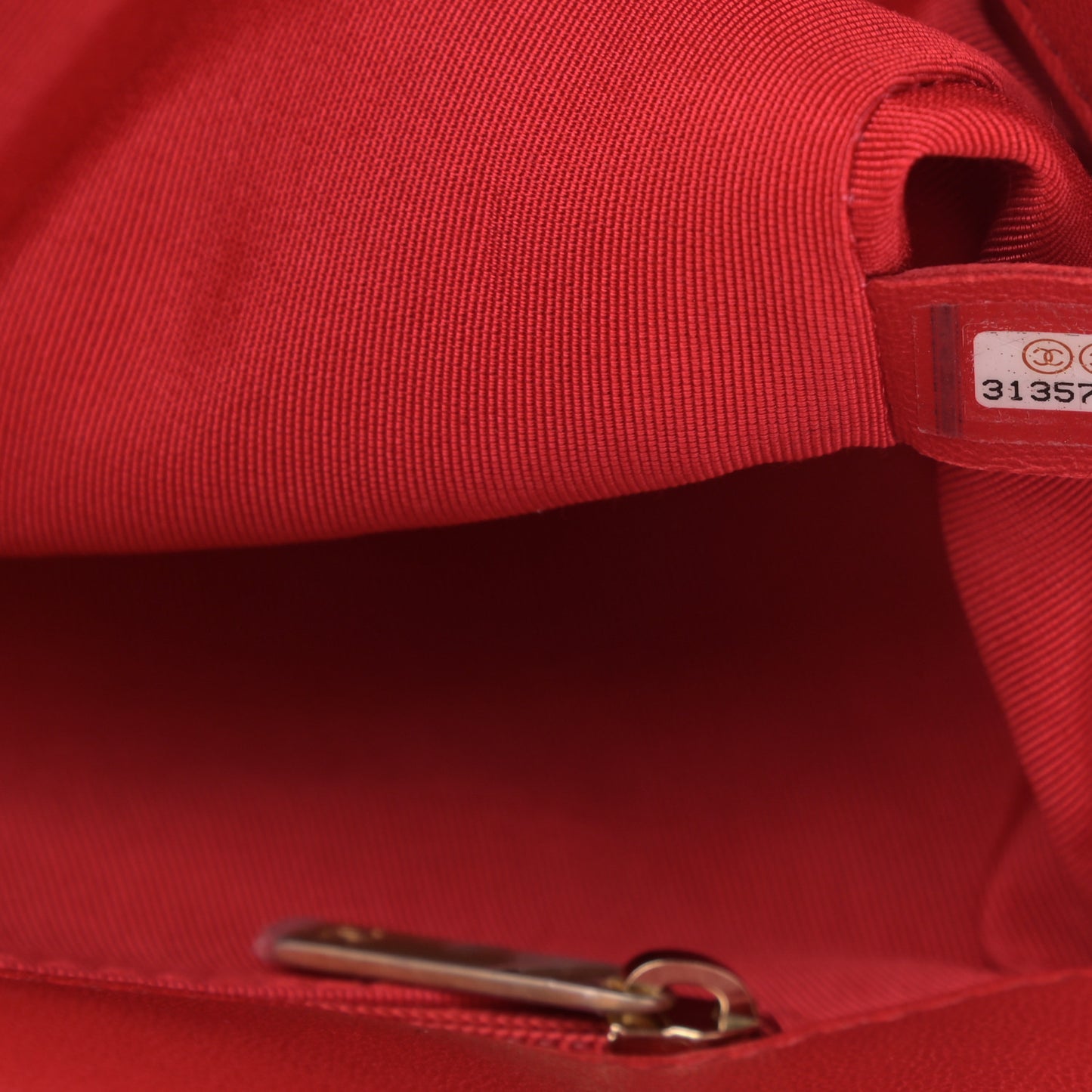 Lambskin Quilted Large Chanel 19 Flap Red