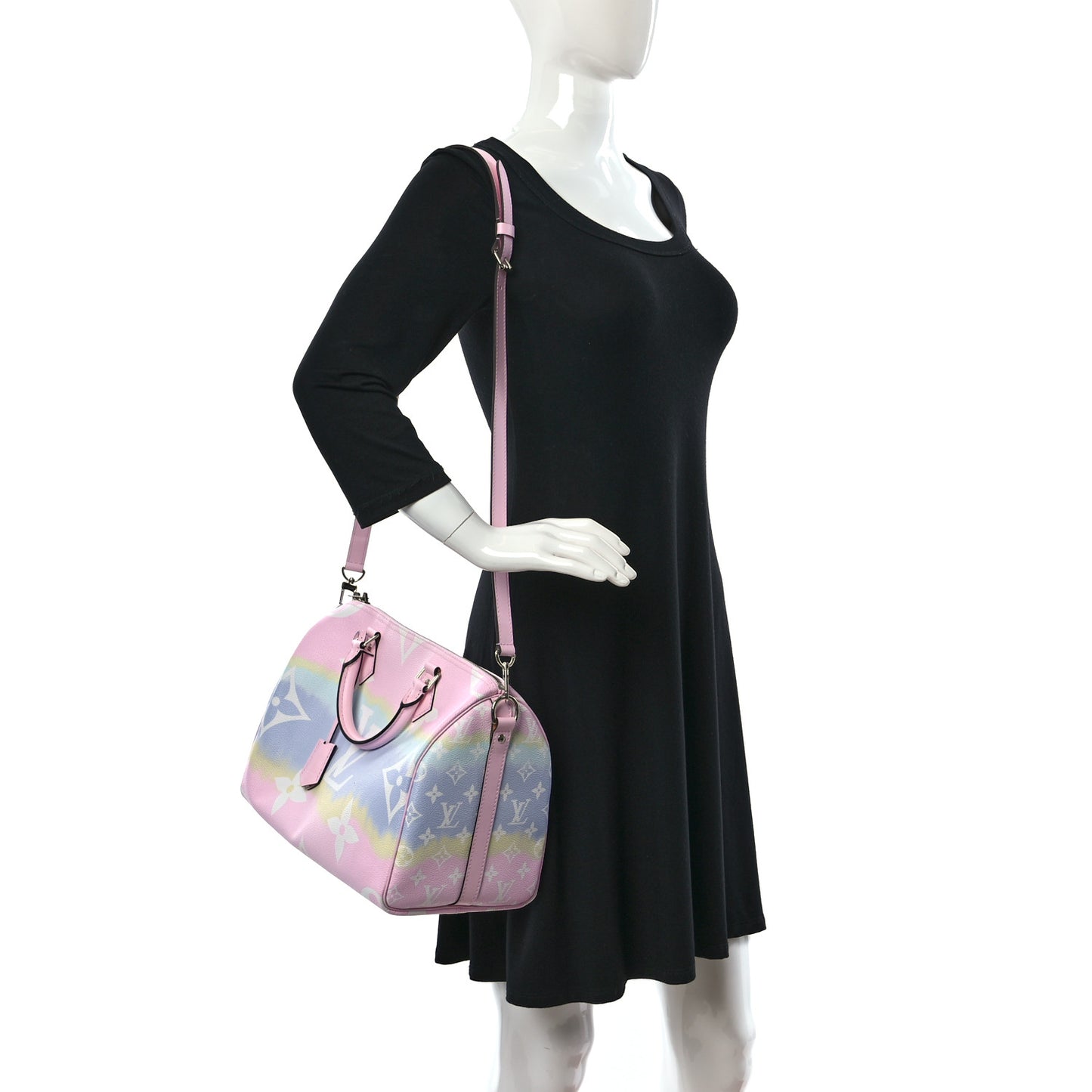 Monogram Escale Speedy Bandouliere 30 Pastel