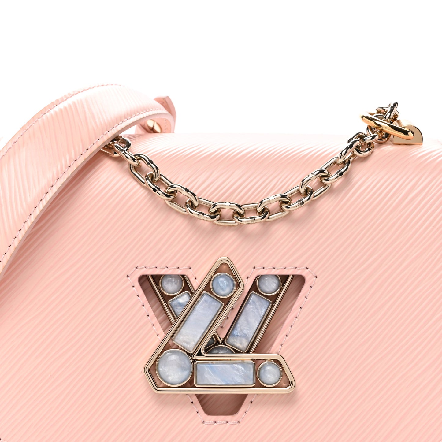 Epi Moonstone Twist Shoulder Bag PM Rose Jasmine