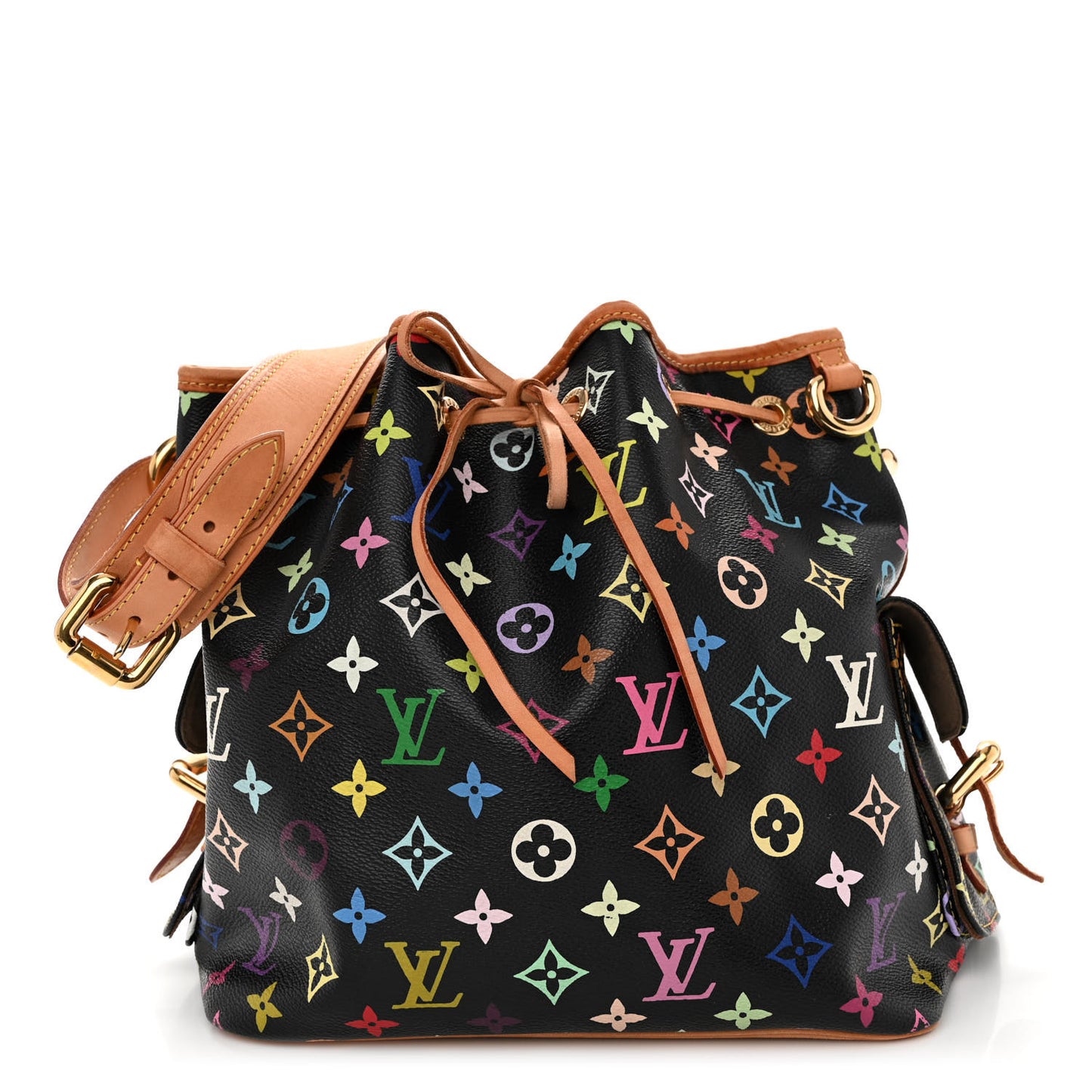 Monogram Multicolor Petit Noe Black