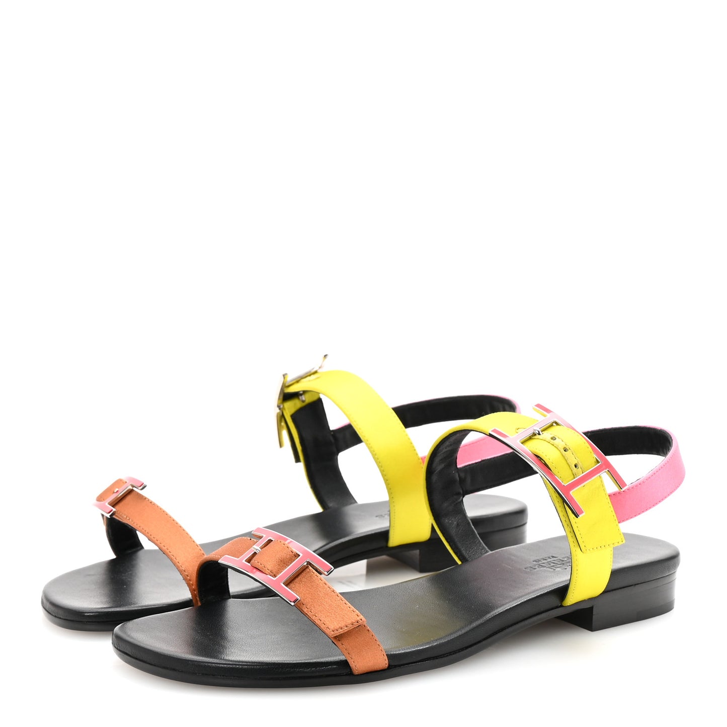 Satin Hapi Sandals 36 Multicolor