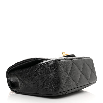 Chanel Caviar Quilted Mini Sweetheart Flap Black 4 of 12