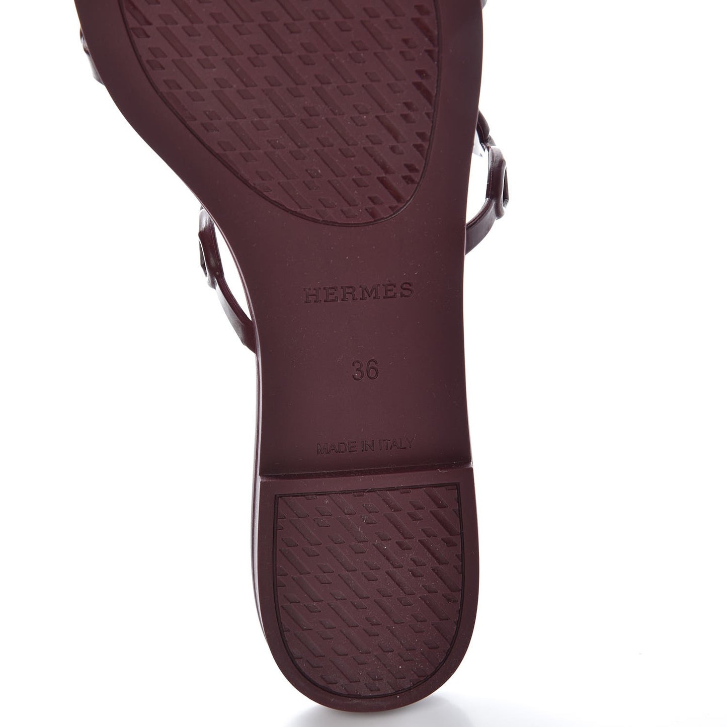 TPU Rivage Sandals 36 Bordeaux