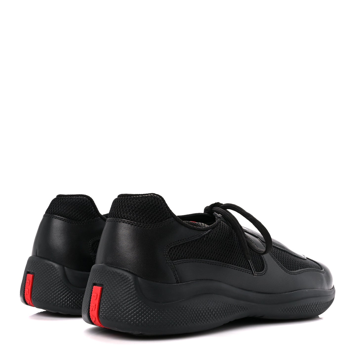 Nappa Mesh Mens Sneakers 8.5 Black