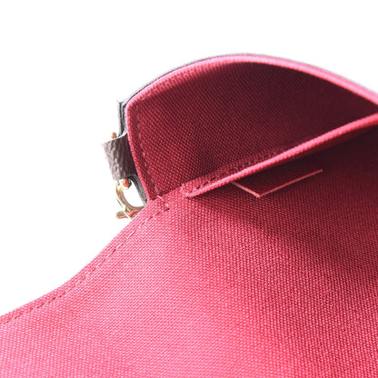 Louis Vuitton Monogram Pochette Felicie Chain Wallet Fuchsia 9 of 11