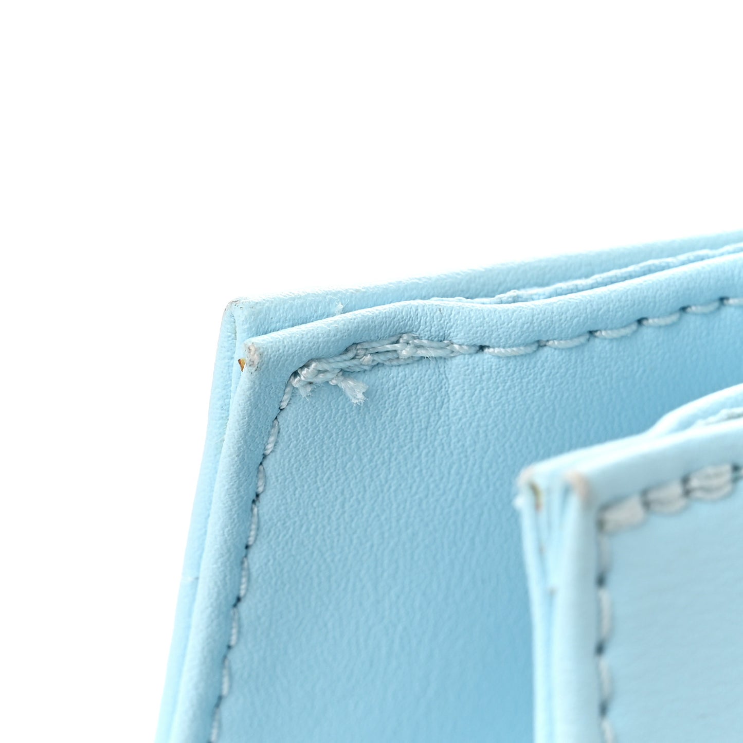 Vegan Leather Medium Shopping Bag Pool Blue