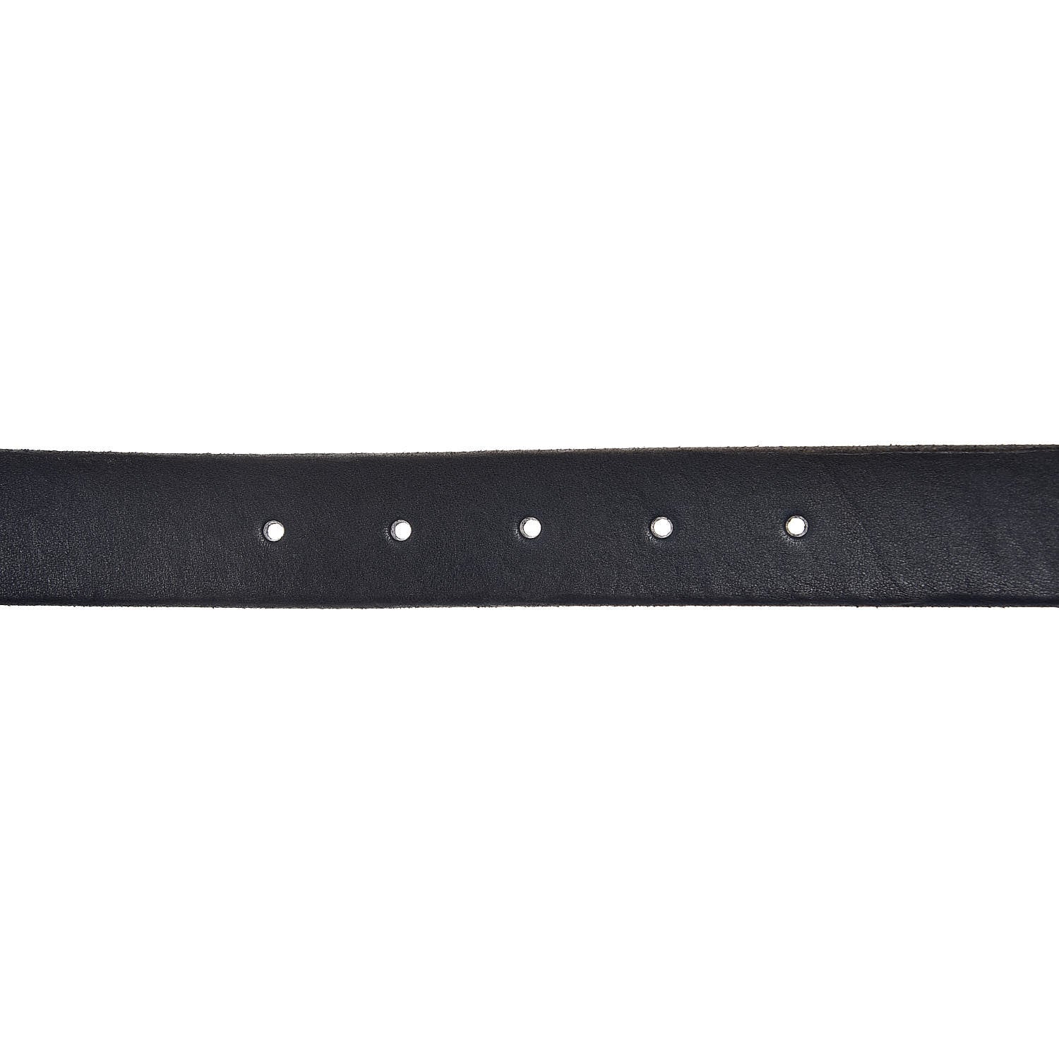 Gucci Cuoio Toscano Nickel Double G 30mm Belt 100 40 Blue 5 of 6