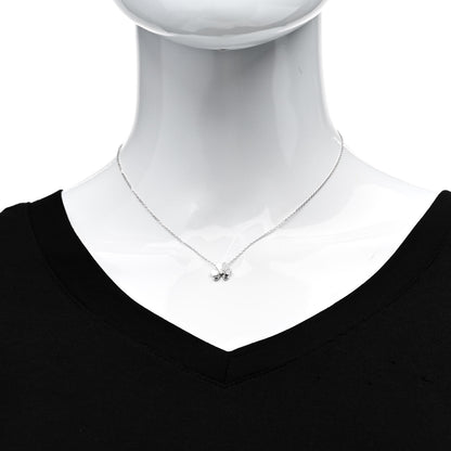 Van Cleef & Arpels 18K White Gold Diamond Mini Frivole Pendant Necklace 2 of 7