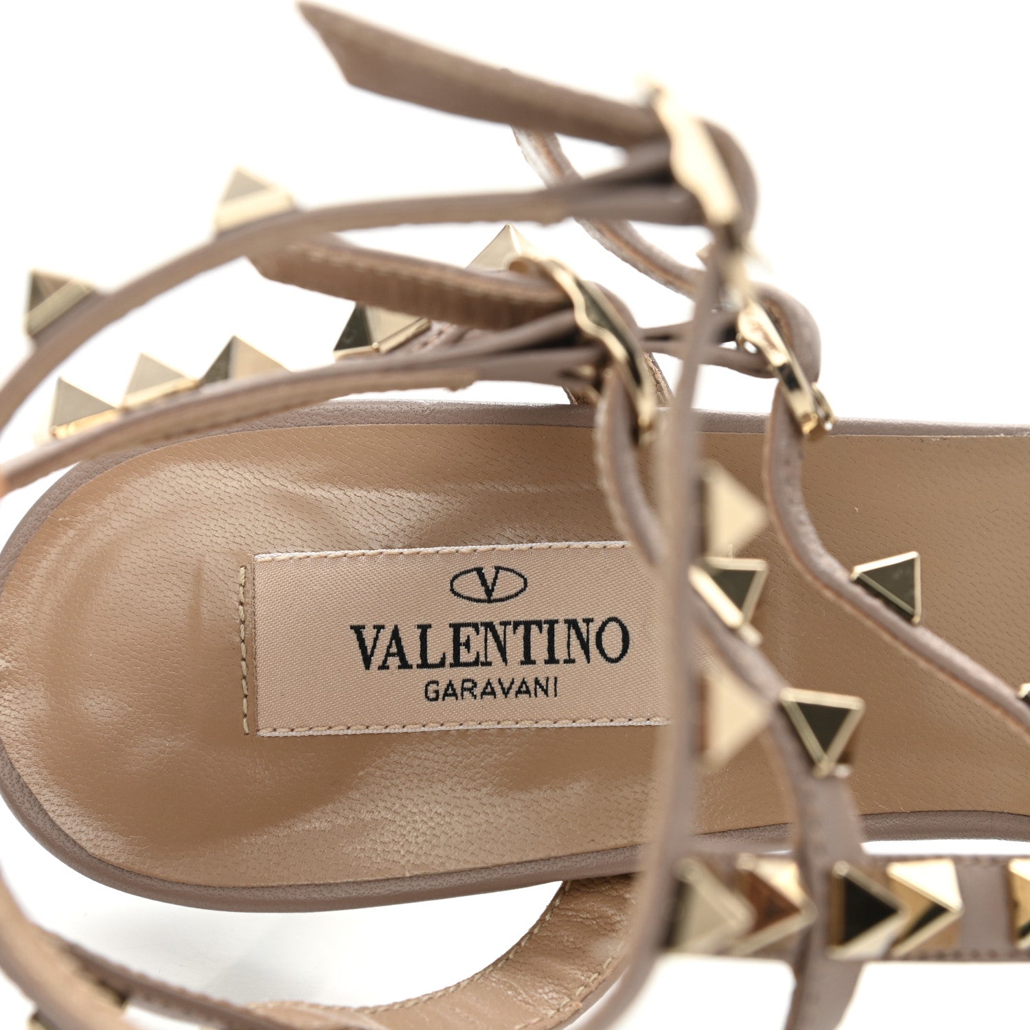 Valentino Garavani Calfskin Nappa Rockstud Ankle Strap 65mm Pumps 39 Black Poudre 6 of 8
