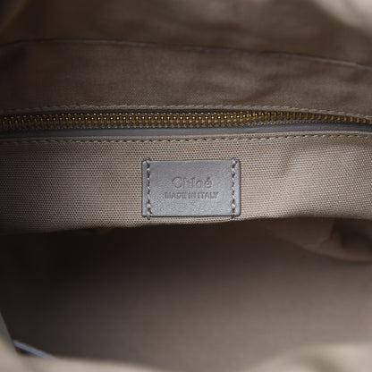 Chloe Smooth Calfskin Small Roy Bucket Bag Motty Grey 6 of 12