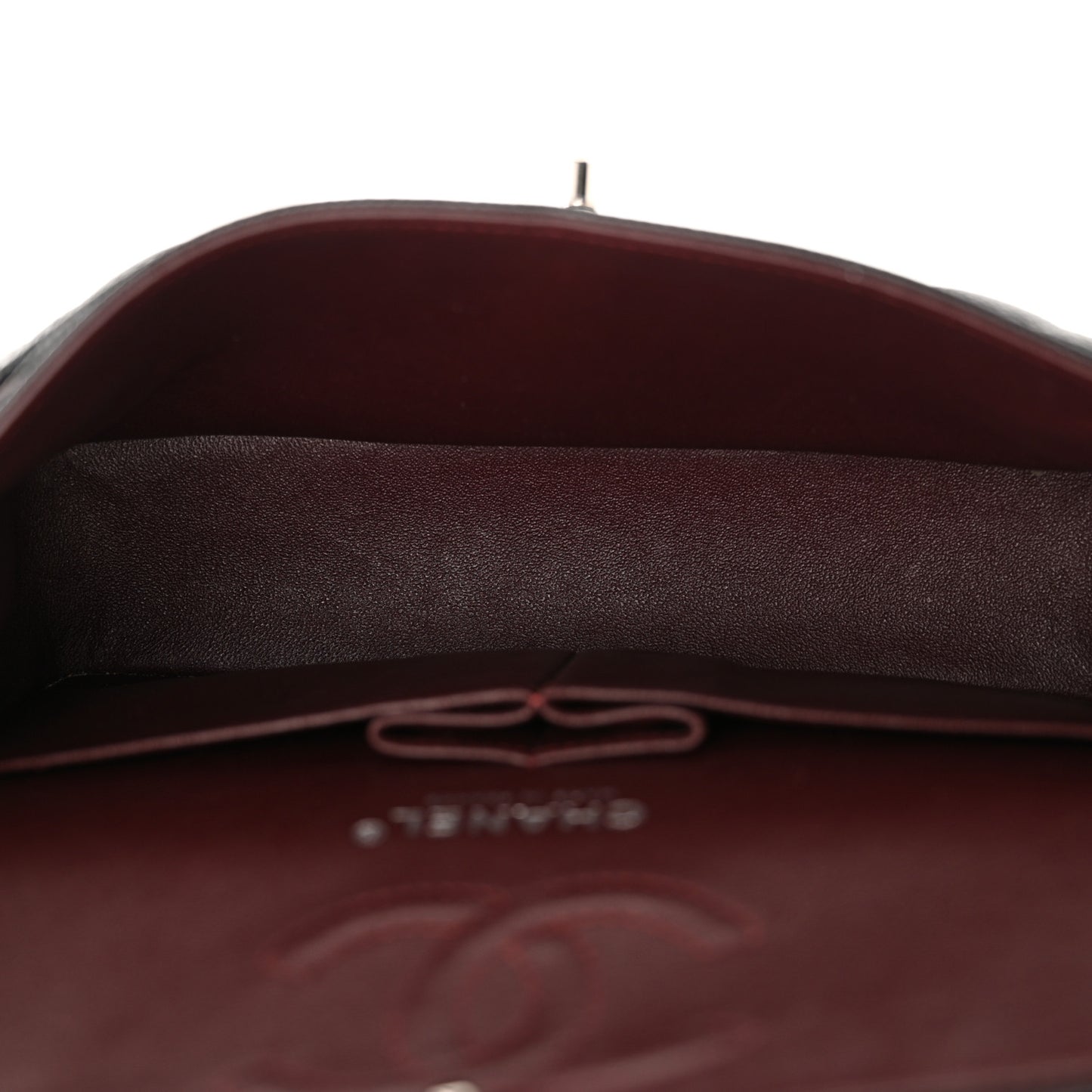 Caviar Quilted Small Double Flap Black