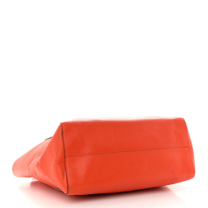 Gucci Dollar Calfskin Medium Swing Tote Sun Orange Pure Red 4 of 14