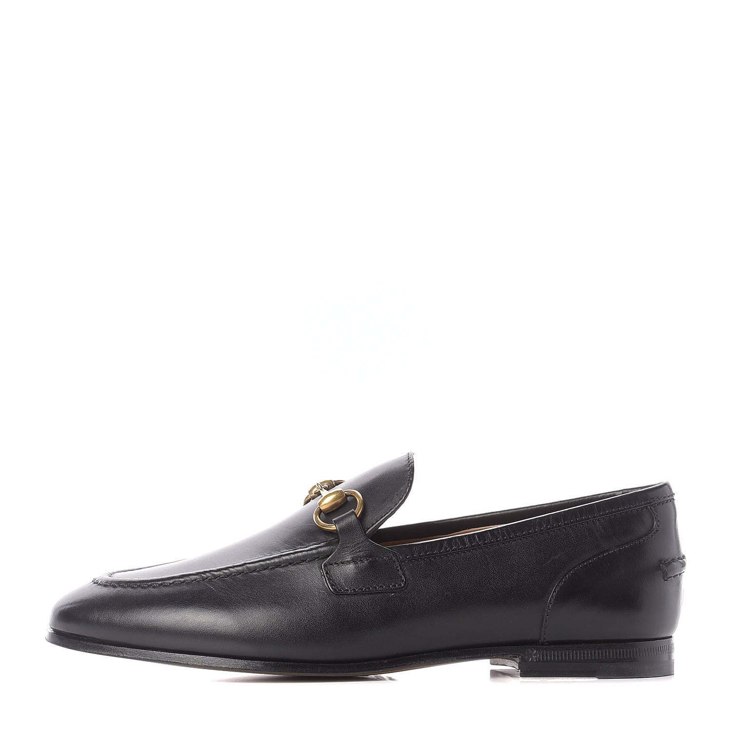 Gucci Calfskin Womens Jordaan Loafers 34 Black 1 of 11