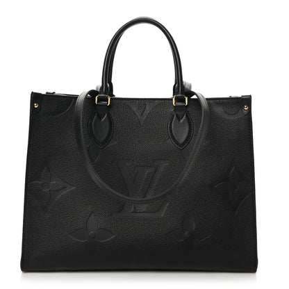 Louis Vuitton Empreinte Monogram Giant OnTheGo MM Black 1 of 9