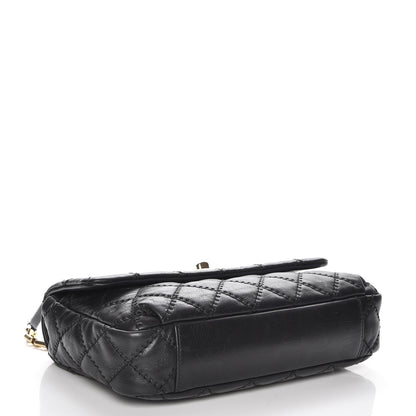 Chanel Calfskin Quilted Retro Chain Flap Black 4 of 7