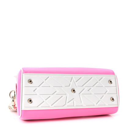 Christian Dior Calfskin Small Dior Vibe Zip Bowling Bag Pink Multicolor 3 of 9